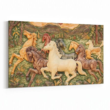Olla 16293Y Heykel / Sanat Görseli Yatay Kanvas Tablo (Ölçü: 45X30)