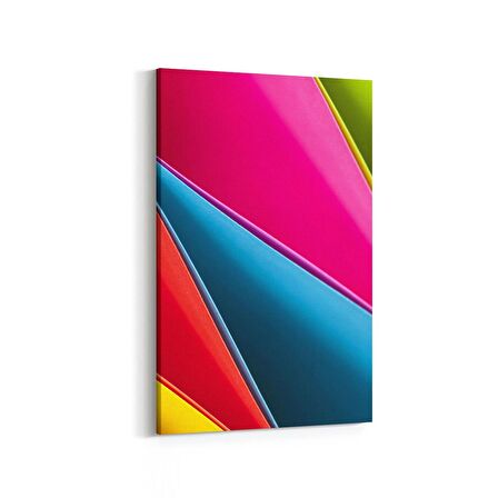 Olla 10382D Abstract Görsel Dikey Kanvas Tablo (Ölçü: 100X150)