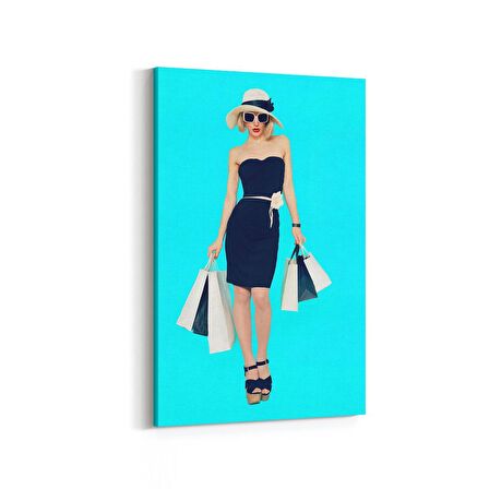 Olla 16873D Model / Manken Görseli Dikey Kanvas Tablo (Ölçü: 60X90)