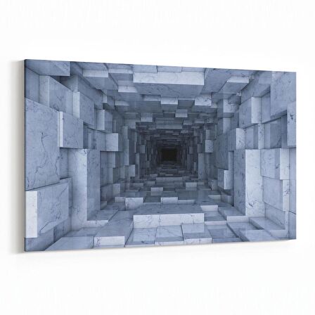 Olla 10245Y Abstract Girdap Görsel Yatay Kanvas Tablo (Ölçü: 30X20)