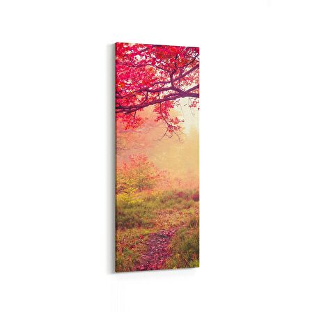 Olla 13708DI Doğa / Manzara Görseli Dikey İnce Kanvas Tablo (Ölçü: 40X120)