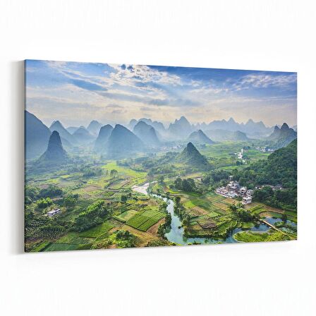 Olla 13901Y Doğa / Manzara Görseli Yatay Kanvas Tablo (Ölçü: 150X100)