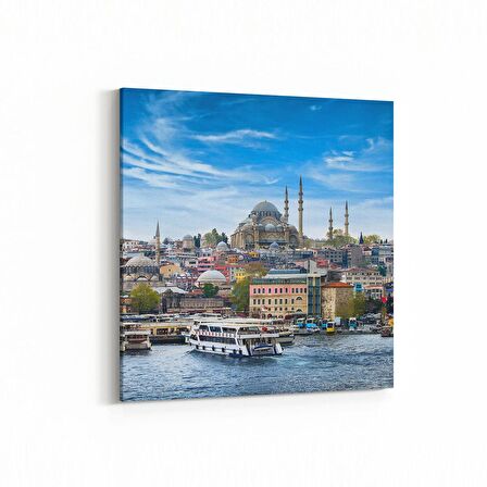 Olla 18445K4 Yapı Görseli Kare 4'lü Kanvas Tablo (Ölçü: 65X65)