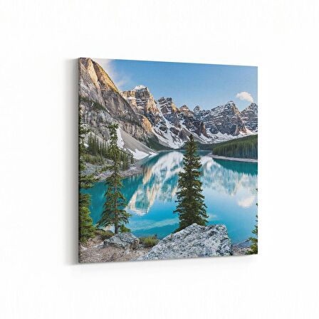 Olla 13728K Doğa / Manzara Görseli Kare Kanvas Tablo (Ölçü: 25X25)