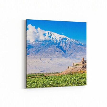 Olla 13989K Doğa / Manzara Görseli Kare Kanvas Tablo (Ölçü: 25X25)