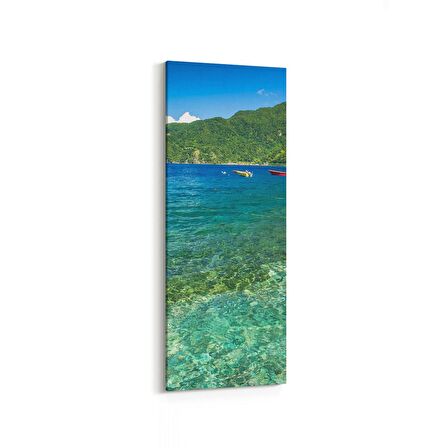Olla 13275DI Doğa / Manzara Görseli Dikey İnce Kanvas Tablo (Ölçü: 40X120)