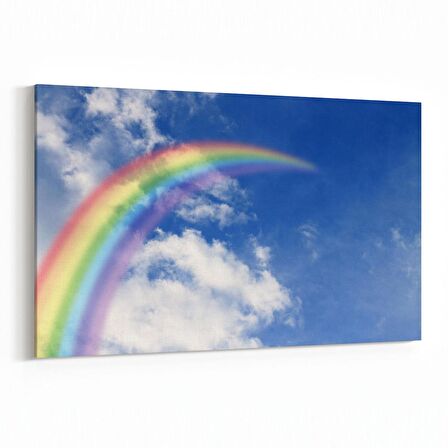 Olla 15722Y Gökyüzü Bulut Görseli  Yatay Kanvas Tablo (Ölçü: 90X60)