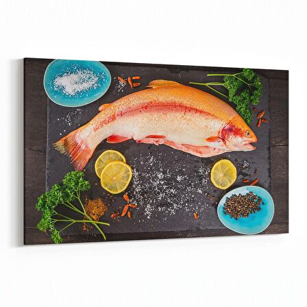 Olla 15116Y Gıda Görseli Yatay Kanvas Tablo (Ölçü: 70X50)