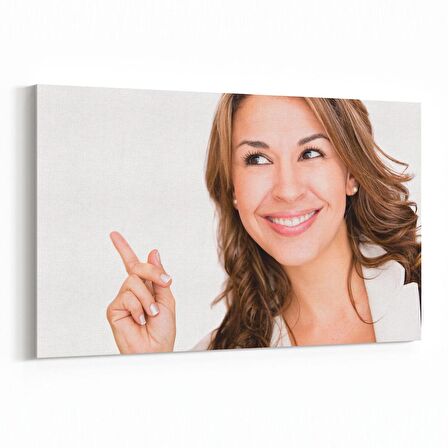 Olla 16788Y Model / Manken Görseli Yatay Kanvas Tablo (Ölçü: 150X100)