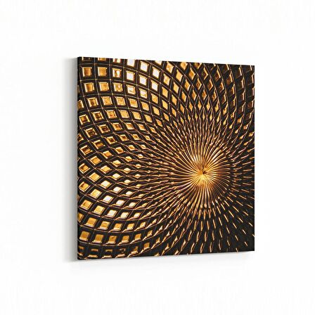 Olla 10323K Abstract Görsel Kare Kanvas Tablo (Ölçü: 30X30)