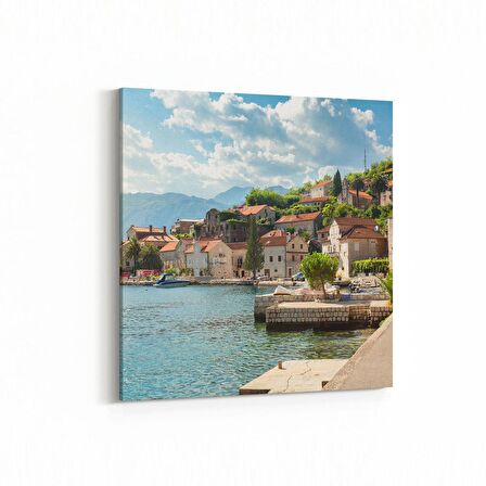 Olla 18328K4 Yapı Görseli Kare 4'lü Kanvas Tablo (Ölçü: 145X145)