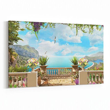 Olla 14064Y Doğa / Manzara Görseli Yatay Kanvas Tablo (Ölçü: 45X30)