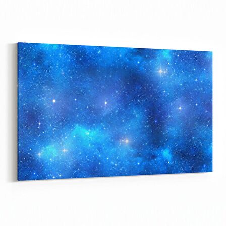 Olla 14651Y Gece Gökyüzü Görseli Yatay Kanvas Tablo (Ölçü: 70X50)