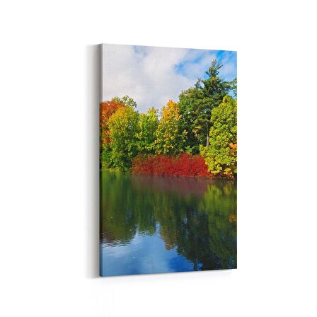 Olla 14273D Doğa / Manzara Görseli Dikey Kanvas Tablo (Ölçü: 60X90)