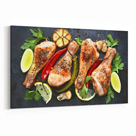 Olla 15174Y Gıda Görseli Yatay Kanvas Tablo (Ölçü: 70X50)