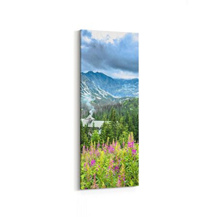 Olla 14360DI Doğa / Manzara Görseli Dikey İnce Kanvas Tablo (Ölçü: 40X120)