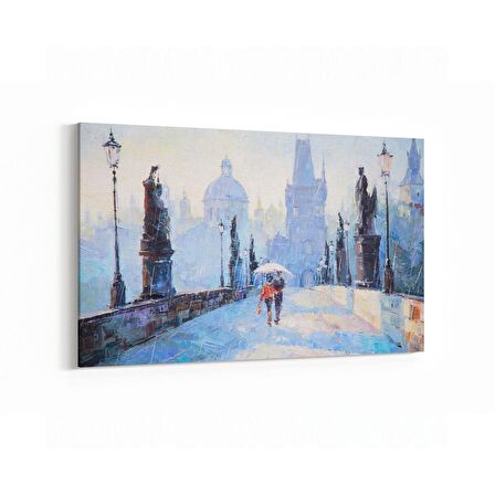 Olla 17766Y Yağlı Boya Görseli Yatay Kanvas Tablo (Ölçü: 45X30)