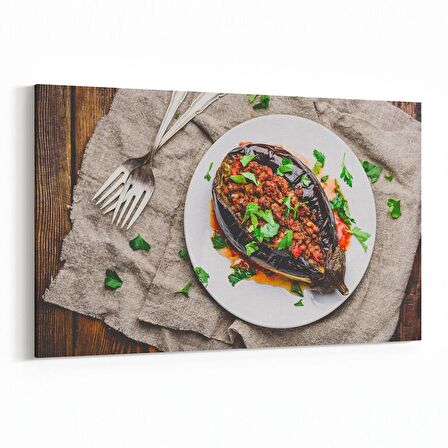 Olla 15093Y Gıda Görseli Yatay Kanvas Tablo (Ölçü: 70X50)