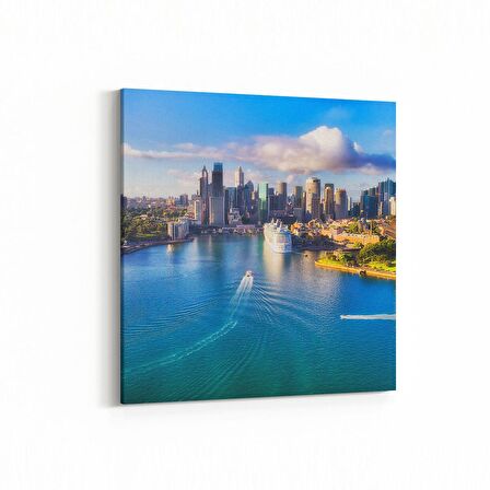 Olla 17874K Yapı Görseli Kare Kanvas Tablo (Ölçü: 60X60)