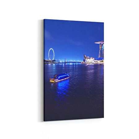 Olla 17937D Yapı Görseli Dikey Kanvas Tablo (Ölçü: 60X90)