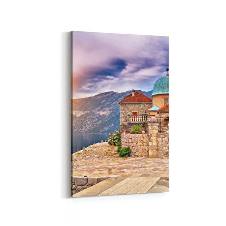 Olla 18419D Yapı Görseli Dikey Kanvas Tablo (Ölçü: 100X150)