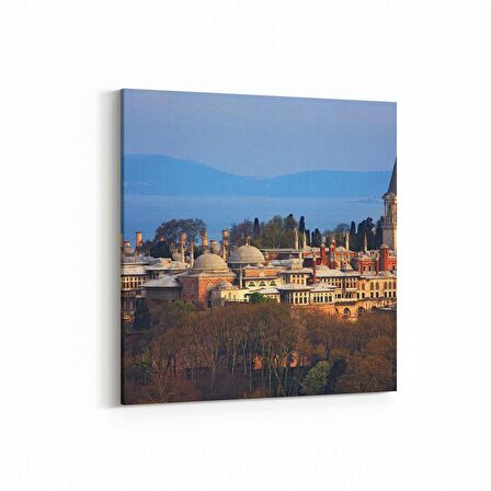 Olla 18897K Yapı Görseli Kare Kanvas Tablo (Ölçü: 25X25)