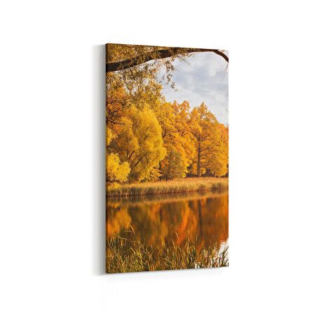 Olla 13581DD Doğa / Manzara Görseli Dikey Dar Kanvas Tablo (Ölçü: 30X60)