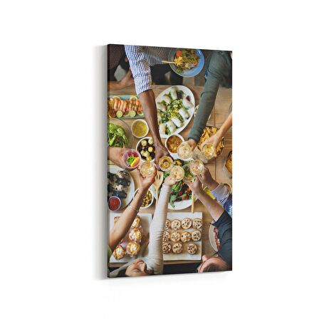 Olla 15180DD Gıda Görseli Dikey Dar Kanvas Tablo (Ölçü: 40X80)
