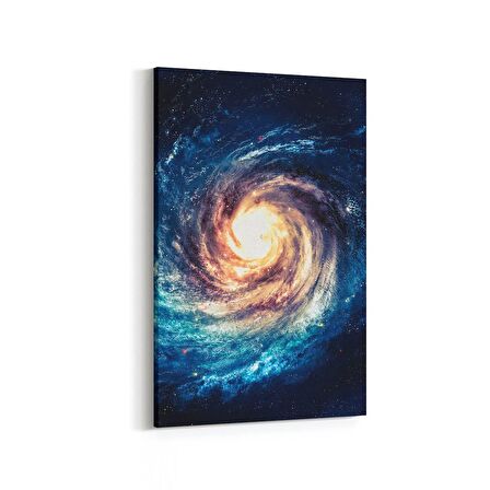 Olla 17604D Uzay Görseli Dikey Kanvas Tablo (Ölçü: 20X30)
