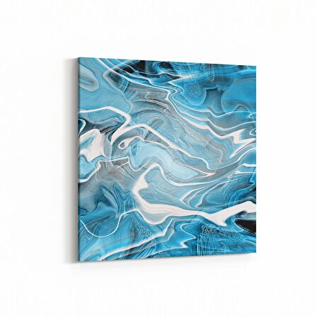 Olla 10339K Abstract Görsel Kare Kanvas Tablo (Ölçü: 25X25)