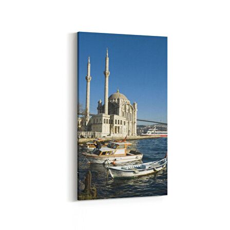 Olla 13139DD Dini Görsel Dikey Dar Kanvas Tablo (Ölçü: 30X60)