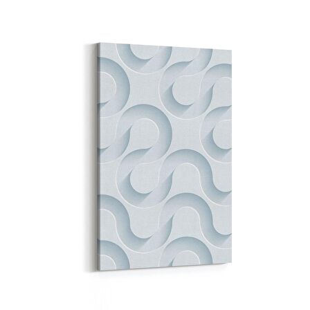 Olla 14936D Geometrik Desen Görseli Dikey Kanvas Tablo (Ölçü: 60X90)