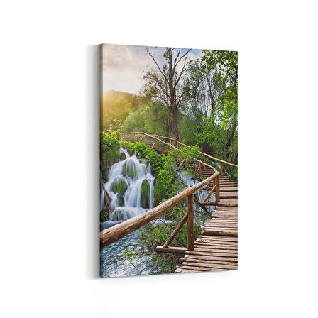 Olla 13774D Doğa / Manzara Görseli Dikey Kanvas Tablo (Ölçü: 70X105)