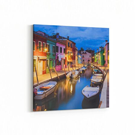 Olla 18641K Yapı Görseli Kare Kanvas Tablo (Ölçü: 25X25)