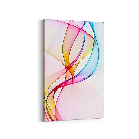 Olla 10133D Abstract Görsel Dikey Kanvas Tablo (Ölçü: 60X90)