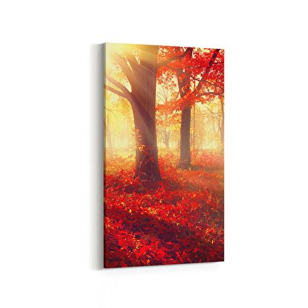 Olla 13725DD Doğa / Manzara Görseli Dikey Dar Kanvas Tablo (Ölçü: 60X120)