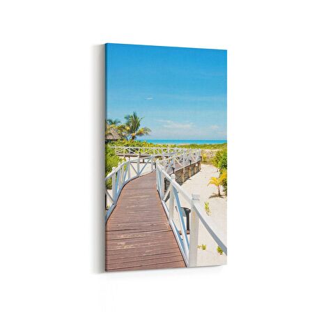 Olla 13713DD Doğa / Manzara Görseli Dikey Dar Kanvas Tablo (Ölçü: 30X60)