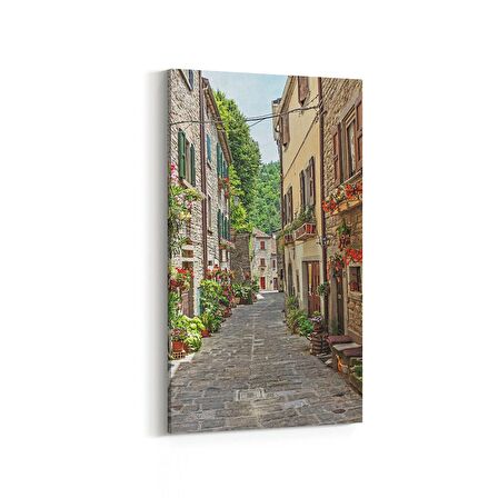 Olla 18332DD Yapı Görseli Dikey Dar Kanvas Tablo (Ölçü: 40X80)