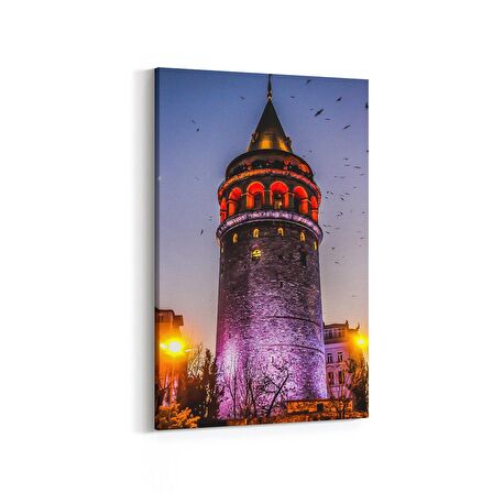 Olla 18722D Yapı Görseli Dikey Kanvas Tablo (Ölçü: 60X90)