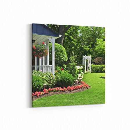 Olla 18231K4 Yapı Görseli Kare 4'lü Kanvas Tablo (Ölçü: 65X65)