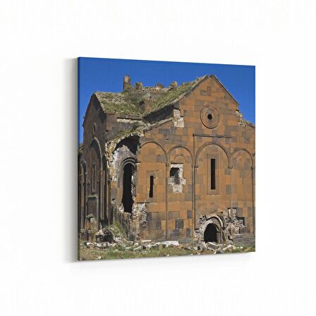 Olla 18849K4 Yapı Görseli Kare 4'lü Kanvas Tablo (Ölçü: 65X65)