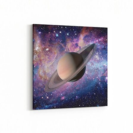 Olla 17671K Uzay Görseli Kare Kanvas Tablo (Ölçü: 30X30)