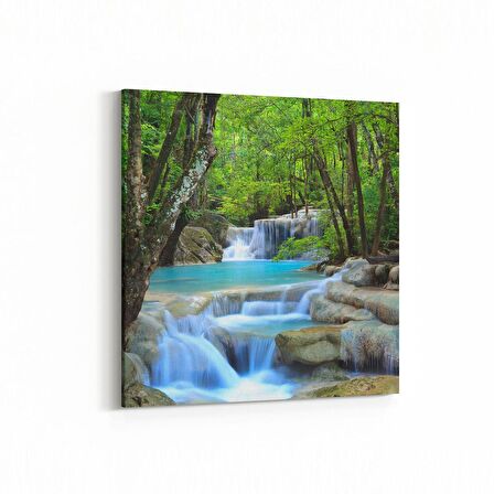 Olla 14557K Doğa / Manzara Görseli Kare Kanvas Tablo (Ölçü: 30X30)