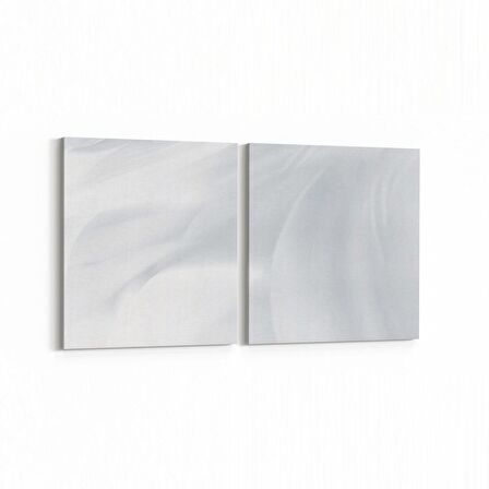 Olla 10213K2Y Abstract Görsel Kare 2'li Yatay Kanvas Tablo (Ölçü: 85X40)