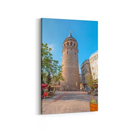 Olla 18691D Yapı Görseli Dikey Kanvas Tablo (Ölçü: 60X90)