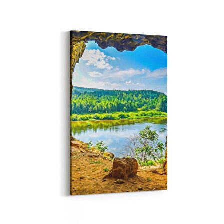 Olla 13185D Doğa / Manzara Görseli Dikey Kanvas Tablo (Ölçü: 100X150)