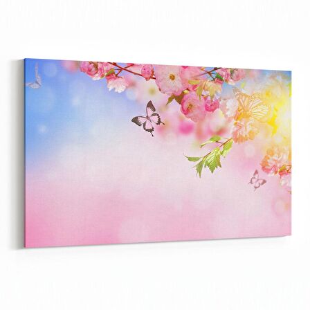 Olla 11746Y Orkide Çiçek Görseli Yatay Kanvas Tablo (Ölçü: 120X80)