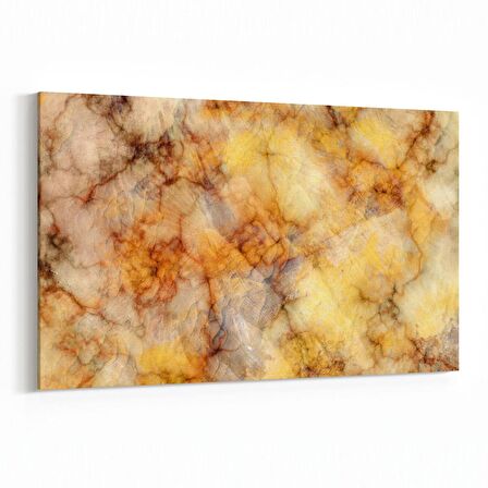 Olla 16697Y Mermer Desen Görsel Yatay Kanvas Tablo (Ölçü: 120X80)