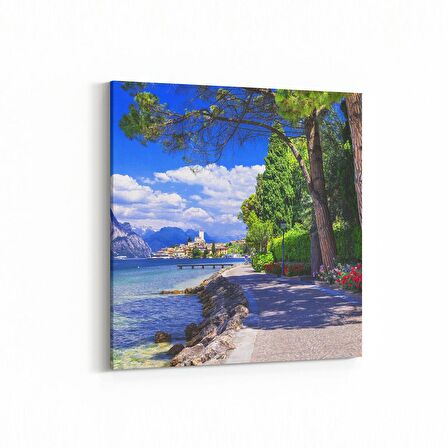 Olla 13809K Doğa / Manzara Görseli Kare Kanvas Tablo (Ölçü: 25X25)