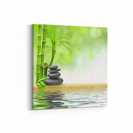 Olla 17108K Spa / Masaj Görseli Kare Kanvas Tablo (Ölçü: 25X25)